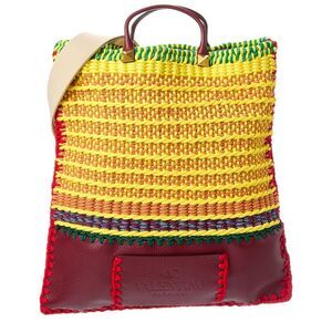 Valentino Rope & Leather Tote, Multi